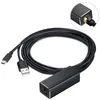 Ny 1M 3 i 1 Micro USB till RJ45 Ethernet -adapter för Fire TV Stick 480Mbps LAN Network Card med USB -strömförsörjning 100m Ethernet