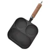 Pans 3-in-1 Breakfast Pan Fried Egg Griddle Non Stick Small Frying Pancake Nonstick Cast Iron Molds