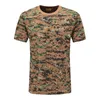 Mäns T-skjortor och kvinnors armé Green Camouflage 3D-tryckning T-shirt Förälder-Child Casual Round Neck Clothes Summer Shirt For Men