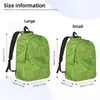 Rugzak mos mos print groene lagen student polyester reizen backpacks ademende moderne schooltassen rugzak