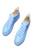 Nieuwe Men039S Flats schoenen Fashion Witblauw Casual Trend Lage Help Mannen comfortabel veiligheid Nonslip Lederen Loafers9096201