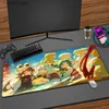 Mouse Pads Bilek Rests PC Gamer Mouse Pad Büyük Oyun Anti-Slip Overlock Yumuşak Masa Masası Dizüstü Dizüstü Bilgisayar Anime Genshin Etki Mousepad 900X400mm Halılar Masası Mat Y240419