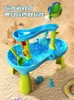 Łódź wodna obracanie radosnego prysznicowego zabawki dziecko w pomieszczenia plaża bawiła się wodą koło wodne chłopcy i dziewczęta