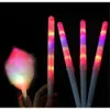 Colorful Cotton Candy Light Glowing Cones Luminous Marshmallow Cone Stick Party Favors Halloween Christmas Supply Flashing Color C0628x03