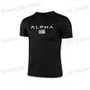 Camisetas masculinas camiseta esportiva rápida seco masculino 2024 slves curtos verão casual, além de tamanho grande TS Gym Tshirt Roupos T240419