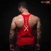 Men's T-Shirts Men Bodybuilding Tight Cotton Tank Tops Summer Jogger Workout Slveless shirt Man Sling Vest Male Gyms Brand Clothing T240419