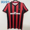 AC Retro Futbol Forması 2006 2007 Basten Maldini Kaka Inzaghi Milans Futbol Gömlek 1995 96 98 99 2009 2010 13 14 Retro Classics Forma Gömlekleri Maglia Maillot Camiseta