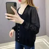 Kadın Örgü Günlük Düz Renk İnce Sheer Hardigan Kadınlar Yaz V-Gell Uzun Kol Üst Moda Kazak Kadın Giysileri L127