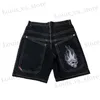 Мужские шорты Strtwear Jnco Shorts Pants Y2K Mens Hip Hop Retro Graphic Print Backgy Gym Shorts New Harajuku Gothic Basketball Shorts T240419