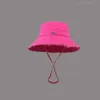 Jaquemes Hat Femmes For Mens Hat Designer Bucket Bucket Bucket Jaquemes Femme Fisherman Summer le Bob Artichaut.