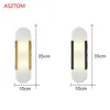 Wall Lamp Luxury Marble Lamps Minimalist Nordic Living Room Bedroom Villa TV Background Sconce Decor Bathroom LED Mirror Light