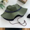 Boinas de protetor solar japonês de cano solar-up fisherman chapéu de verão feminino Big Brim thil