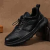 Casual Shoes äkta läder herrar snör upp zapatos para hombres chaussure hommes toppskikt cowhide män sneakers heren schoenen