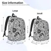 Mochilas sobrenatural Winchester Símbolos Moda Backpack Sports Student Caminhando Daypack para homens Mulheres Laptop Sacos de lona de laptop