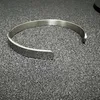 Bracele bracelets à manchets plats en acier inoxydable tendance bracelets pour hommes