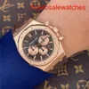 Womens AP Wrist Watch Epic Royal Oak Series 26331or OO D821CR.01 Machinerie automatique 18K Rose Gold Watch Mens 41 mm Diamètre