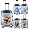 Accessoires 1832 pouces 3d Animaux Couvriers de protection de voyage