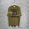 Brand Men Tops Summer Strewear Tees LETTRE LUXURIE TSHIRT IMPRESSIONNE