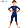 Women's Swimwear Children's Warm Swimsuit 2.5mm One-piece Youth Boys Long Sleeve Cold Proof Snorkeling Surfing Jellyfish Water Sports Diving