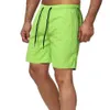 Short masculin Summer shorts hommes couleurs solides séchage rapides plus taille largeur large cordon de jambe de fitness shorts décontractés streetwear 240419 240419