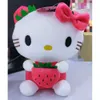 New Style Creative Straw Berry Cat Doll Cute Hello KT Kitty Plush Toy Girl Birthday Gift Stuffed Animal Toys