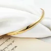 Bangle Stainless Steel 3 Color Love Luxury Brand Bracelet Gold Bracelet for Women Gift Fashion Bangle Silver Jewelry Shipping 2024L240417