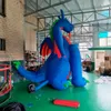 gigante gigante por atacado Gemmy Airblown Dragon Inflatable Fire com asas respirando Dragon Chocolate quente Natal para venda