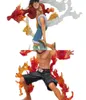 15 cm anime en bit fyra kejsare shanks stråhatt luffy pvc actionfigur gå god docka samlingsmodell leksak figur c03235331168