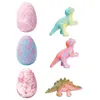 Bubble Baignage Dinosaure 6pcs Ensemble de bombes arc-en-ciel Bombes Bulleuse Bulle de bombes Bombes Bombes Childrens Bath Produits D240419