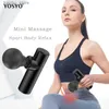 Electric massagers Facial massage gun adjustment conversion intelligent fitness massage gun muscle relaxation mini electric facial massage gun Y240425