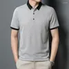 Polos Men's Summer Tees Business Busine.