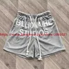 Men's Shorts Billionaire BLACKOUT BILL NET Shorts Men Women Mesh Drawstring Oversize Brches T240419