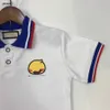 Luxe kinderontwerper kleding zomer Babypakken maat 90-150 cm dierpatroon afdrukkende korte mouwen poloshirt en shorts 24APRIL