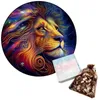 3D Puzzles Aslan Yetişkinler İçin Ahşap Bulmaca Hayvan Ahşap Bulmacalar 3D Çocuklar İçin Ahşap Oyuncaklar Yahudi Konsantrasyon Eğitim Oyuncak Hediyeleri 240419