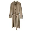 클러치 DEAT 패션 여성 트렌치 코트 New Lapel Loose Loose Loose Loopted Long Sleev Sashes 등 접합 된 바람막이 가을 2023 17a599h