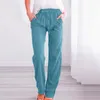 Pantalon de femme ensemble décontracté pour femmes deux pièces personnalité imprimée numérique mode couleur couleur solide des femmes détendue