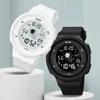 Wristwatches SKMEI Hight Quality Sport Watch Men Women Creative Design LED Digital Multifunctional Waterproof Clock Gift