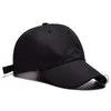 Caps à balle Nouveau homme pour femmes Black Couleur réglable Casqueur de baseball Cap