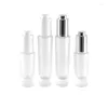 Bottiglie di stoccaggio 15 ml da 30 ml Dropper Pesta vuota Bottom Clear Mini vela Fial Fless Essential Forfume Cosmetic Contesting Travel