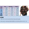 Blouses pour femmes Vêtements féminins 2024 Summer Batwing Sleeve décontractée Shirts en mousseline de mousseline boho