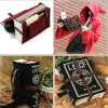 Pacote o Cosplay Gothic Magical Spell Book Bag Crossbody Bag Cosplay Ajustável para estudantes AIC88