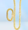 Mode Hip Hop Men Necklace Chain Gold Filled Curb Cuban Long Necklace Link Men Choker Male Female Collier Jewelry 61cm 71cm8568832