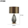 Table Lamps American Simple Luxury Glass Creative Post-modern Designer Living Room Home Decor Lights Bedside Bedroom