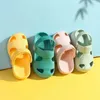 Sandals New Children Summer Hole Shoes Baby Nice Anti-slip Soft Floor Boys Girls Beach Sandals Slippers 1-6 Years Kids 240419