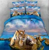 Moda explosiva de cama praia tigre threepiece Quatro peças Conjunto de cama doméstica SetsSs51829388649171