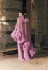 滑走路のドレスファッションセレブ女性のためのセレブリティケープスリムフィットスパンコールスパンコールスーツのスリムなトップパンツカスタムメイド