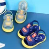 Sandaler Nya baby sandaler barnskor pojkar flickor sommar spädbarn öppen tå mjuk suled småbarn barns sport strandskor sandaler 240419