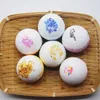 Bubble Bath Foreign Trade Explosion Torkat blomma Bad Salt Set Box 100g * 6 st loofah Bubble Bath Ball Bath Bombs Bath Salt D240419