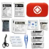 EHBO -levering Persoonlijke EERSTE KIT EVA KIT VOOR AUTO NOOD SUPPLIES MINI COMPACT BAG BASIS CAMPING Essentials Survival Kit 28pc D240419