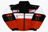 F1レーシングスーツカレッジスタイルのオートバイフル刺繍ジャケットモトチーム服秋冬風の暖かいオフロードジャケットMot8599717